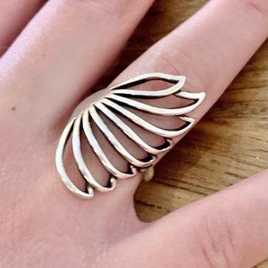 Silver Butterfly/Angel Wing Ring NEW